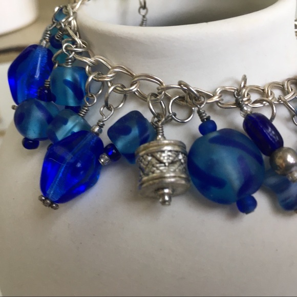 Vintage bead charm bracelet - Picture 2 of 5